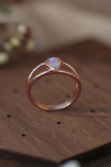 Moonstone Heart 925 Sterling Silver Ring king-general-store-5710.myshopify.com