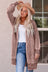 Heathered Open Front Longline Cardigan king-general-store-5710.myshopify.com