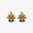 Demon Pumpkin Rhinestone Alloy Earrings king-general-store-5710.myshopify.com