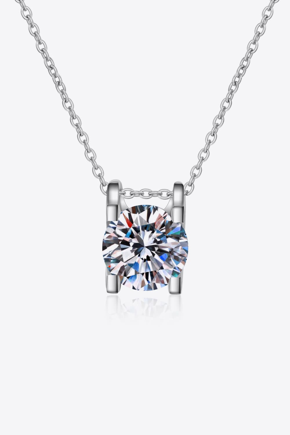 Moissanite 925 Sterling Silver Necklace king-general-store-5710.myshopify.com