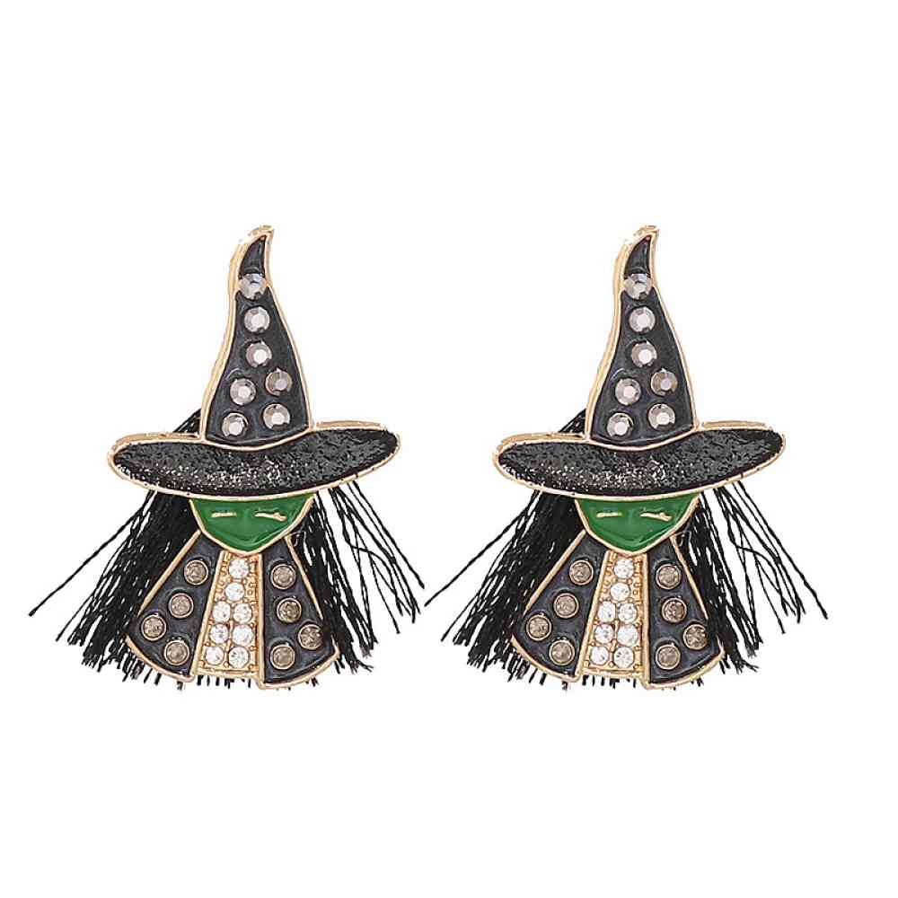 Witch Rhinestone Alloy Earrings king-general-store-5710.myshopify.com