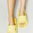 MMShoes Arms Around Me Open Toe Slide in Yellow king-general-store-5710.myshopify.com