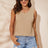 Buttoned Cutout Ribbed Trim Knit Tank king-general-store-5710.myshopify.com