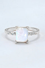 Square Moonstone Ring king-general-store-5710.myshopify.com