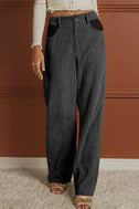 Ribbed Longline Pocketed Pants king-general-store-5710.myshopify.com