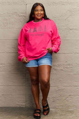 Simply Love Full Size MERRY AND BRIGHT Graphic Sweatshirt king-general-store-5710.myshopify.com