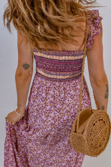 Floral Square Neck Maxi Dress king-general-store-5710.myshopify.com