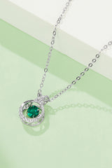 Lab-Grown Emerald Pendant Necklace king-general-store-5710.myshopify.com