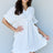 Ninexis Out Of Time Full Size Ruffle Hem Dress with Drawstring Waistband in White king-general-store-5710.myshopify.com