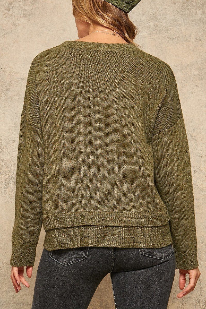 A Multicolor Knit Sweater king-general-store-5710.myshopify.com