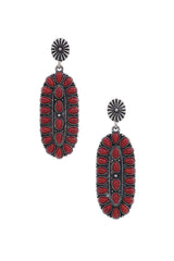 Western Style Oval Earring king-general-store-5710.myshopify.com