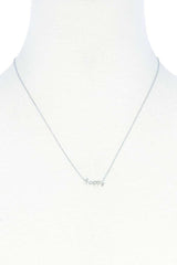 Happy Message Dainty Metal Necklace king-general-store-5710.myshopify.com