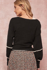 A Textured Knit Cardigan Sweater king-general-store-5710.myshopify.com