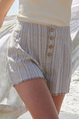 A Pair Of Striped Woven Shorts king-general-store-5710.myshopify.com