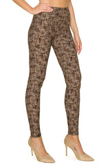 Multi Print, Full Length, High Waisted Leggings In A Fitted Style With An Elastic Waistband king-general-store-5710.myshopify.com