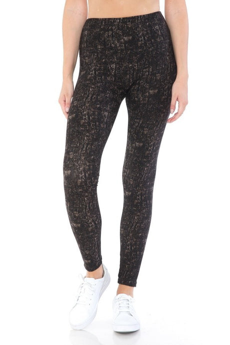 Yoga Style Banded Lined Multi Printed Knit Legging With High Waist king-general-store-5710.myshopify.com