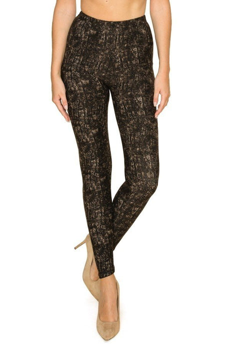 Multi Print, Full Length, High Waisted Leggings In A Fitted Style With An Elastic Waistband king-general-store-5710.myshopify.com