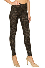 Multi Print, Full Length, High Waisted Leggings In A Fitted Style With An Elastic Waistband king-general-store-5710.myshopify.com