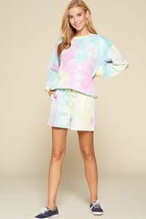 Tie-dye Printed Jersey Shorts king-general-store-5710.myshopify.com