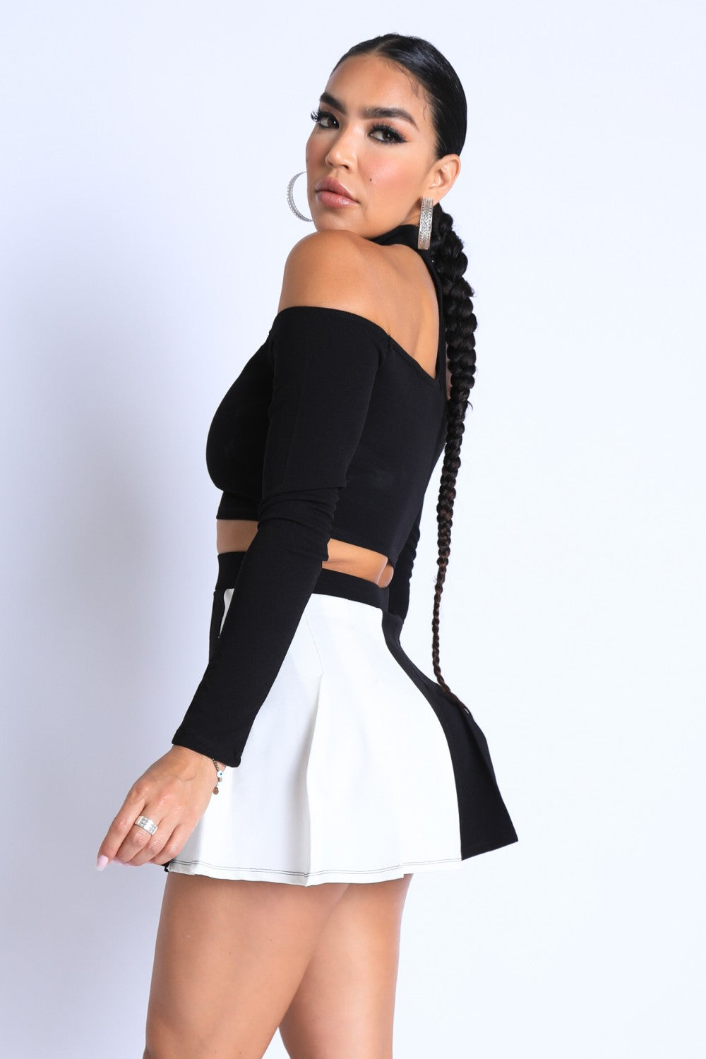 Choker Off-shoulder Top Set king-general-store-5710.myshopify.com