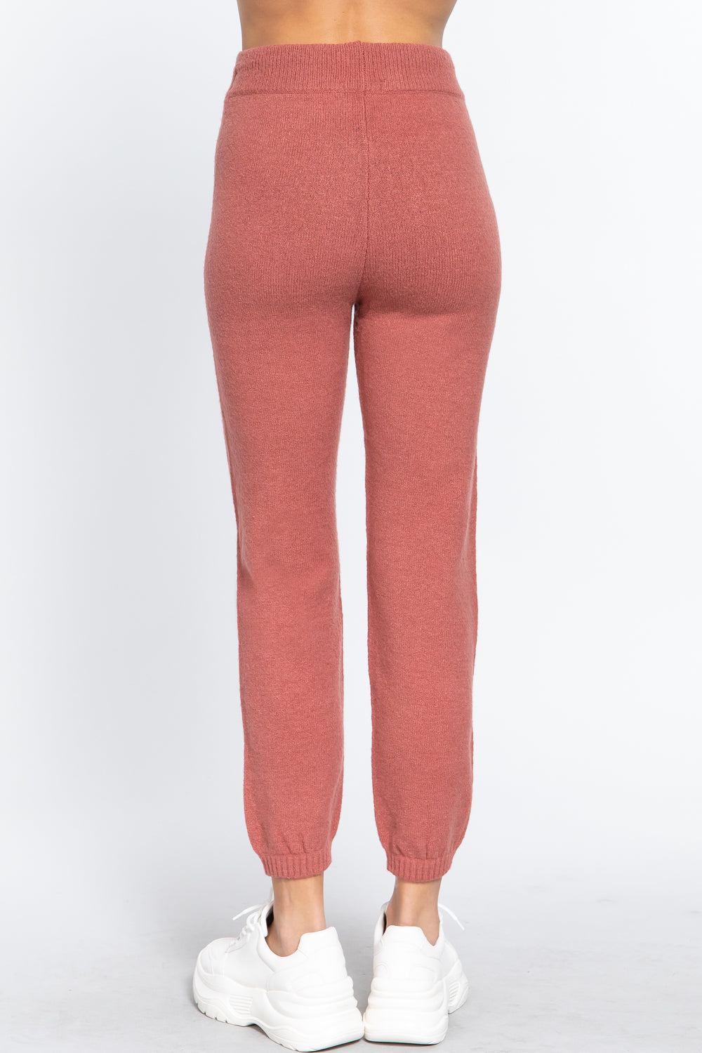 Drawstring Sweater Long Pants Raspberry Pink king-general-store-5710.myshopify.com