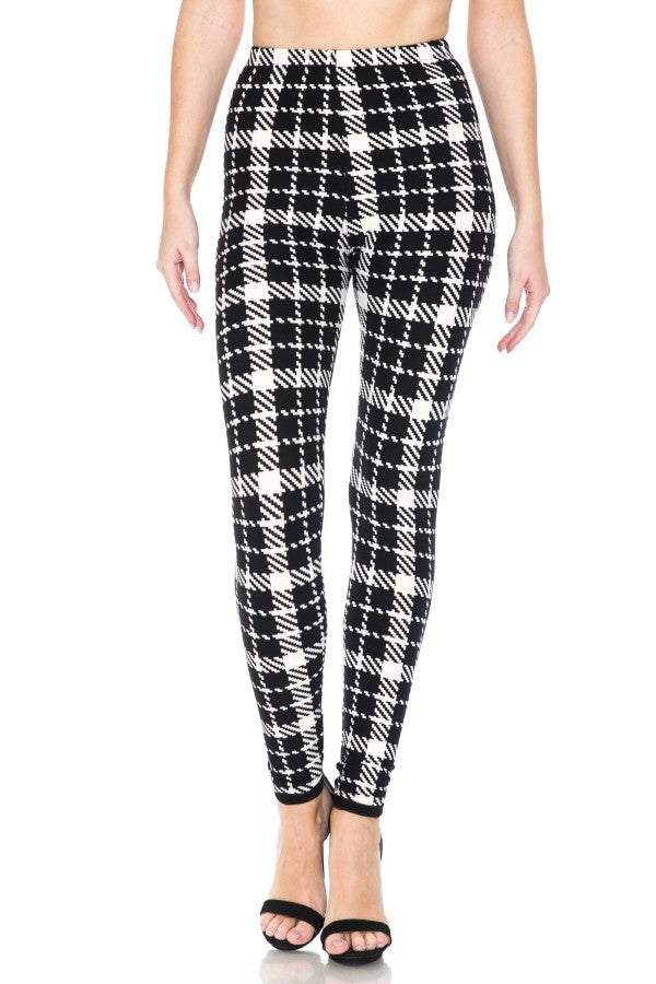 Multi Printed, High Waisted, Leggings With An Elasticized Waist Band 3 king-general-store-5710.myshopify.com