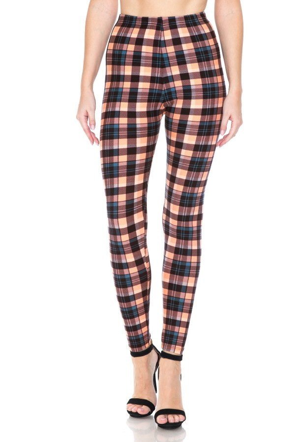 Multi Printed, High Waisted, Leggings With An Elasticized Waist Band 1 king-general-store-5710.myshopify.com