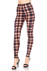 Multi Printed, High Waisted, Leggings With An Elasticized Waist Band 1 king-general-store-5710.myshopify.com