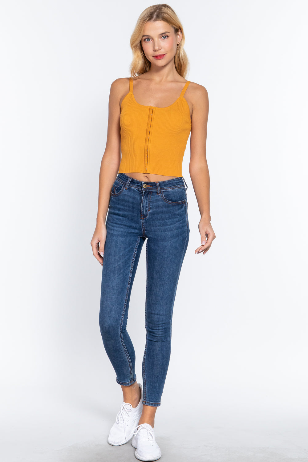 Front Closure With Hooks Sweater Cami Top king-general-store-5710.myshopify.com