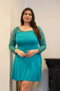 Plus Lace Detailed Long Sleeve Mini Dress king-general-store-5710.myshopify.com