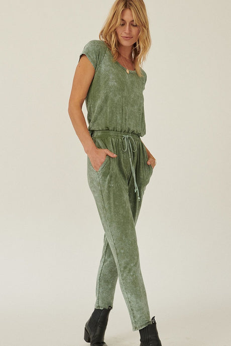 Mineral Washed Finish Knit Jumpsuit king-general-store-5710.myshopify.com