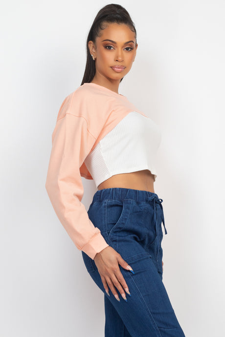 Ribbed Sleeveless Top With Shrug Sweater 1 king-general-store-5710.myshopify.com