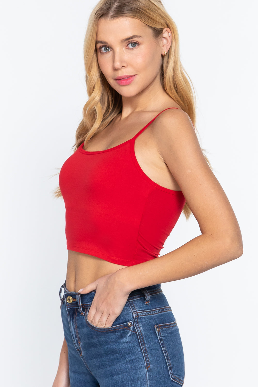 Round Neck W/removable Bra Cup Cotton Spandex Bra Top 11 king-general-store-5710.myshopify.com