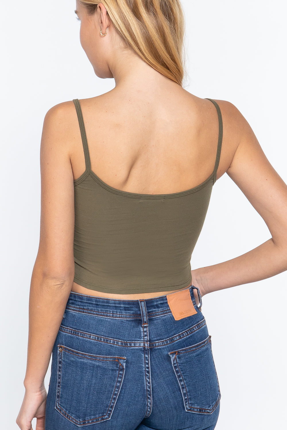 Round Neck W/removable Bra Cup Cotton Spandex Bra Top 3 king-general-store-5710.myshopify.com