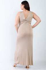 Plus V-Neck Sleeveless Maxi Dress 9 king-general-store-5710.myshopify.com