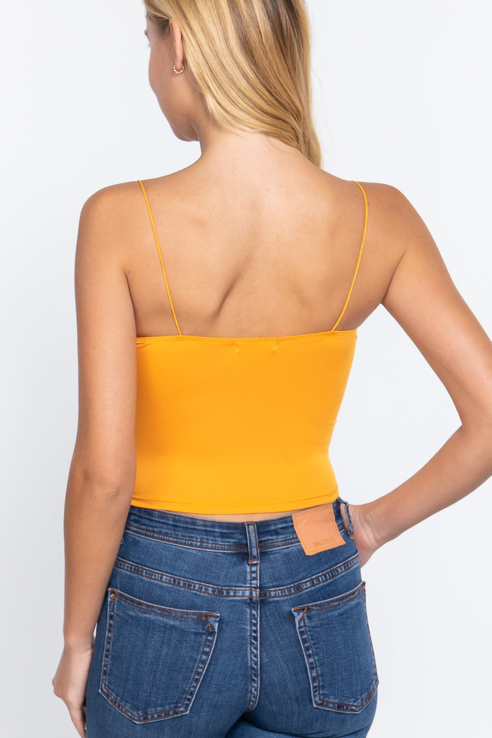 Elastic Strap Two Ply Dty Brushed Knit Cami Top king-general-store-5710.myshopify.com