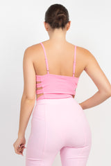 Sweetheart Side Cutouts Bodysuit in Pink king-general-store-5710.myshopify.com