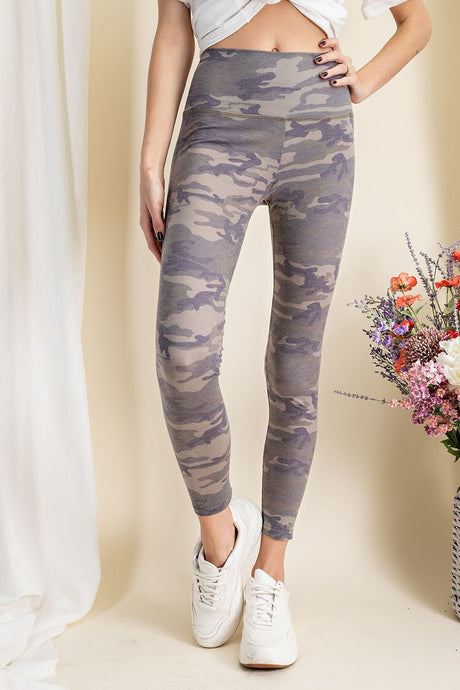 Camouflage Printed Rayon Spandex Leggings king-general-store-5710.myshopify.com