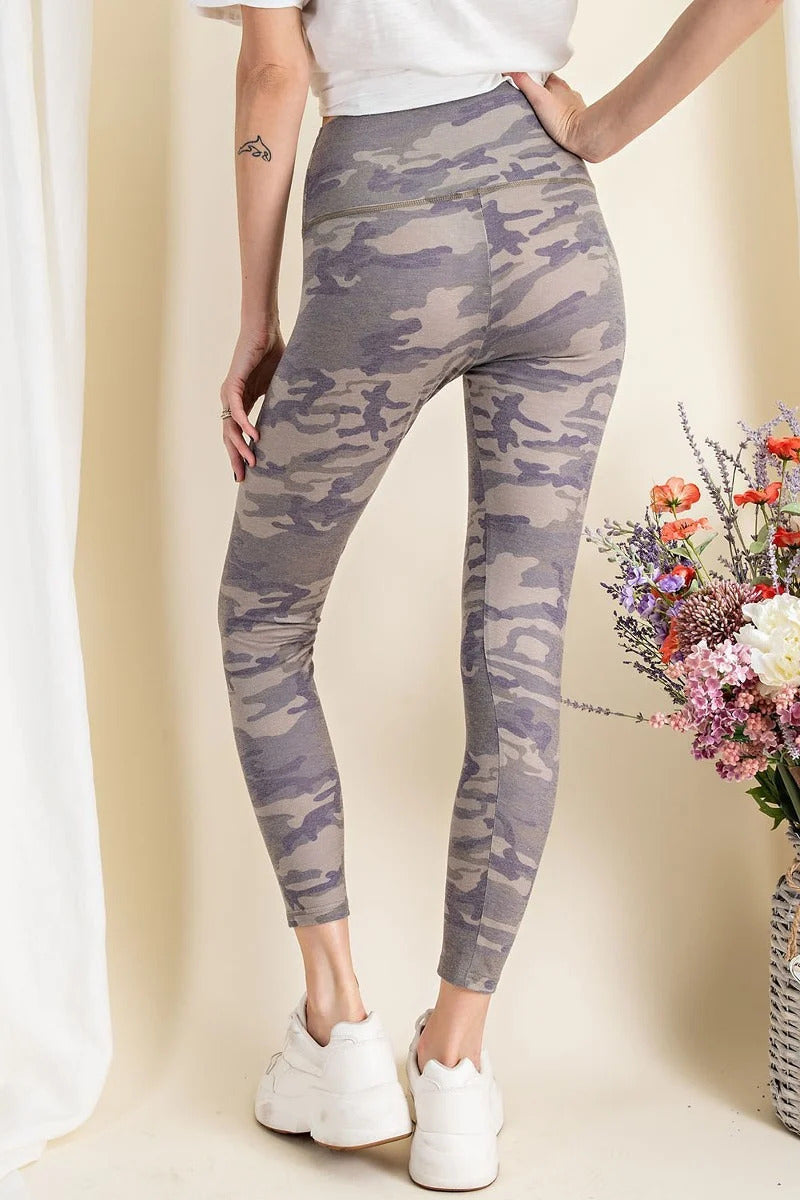 Camouflage Printed Rayon Spandex Leggings king-general-store-5710.myshopify.com