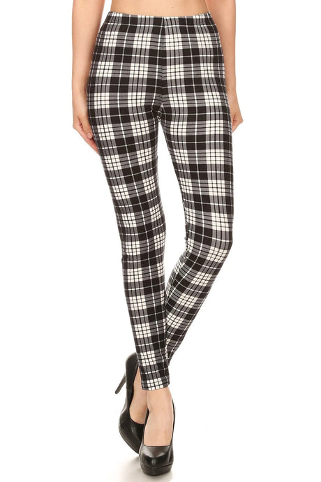 Plaid High Waisted Leggings king-general-store-5710.myshopify.com