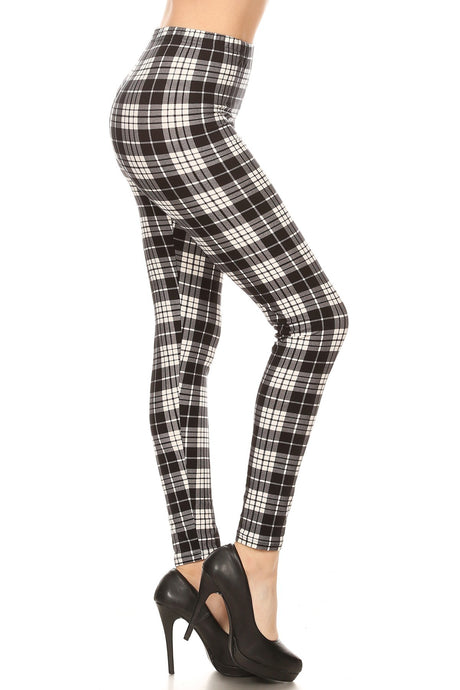 Plaid High Waisted Leggings king-general-store-5710.myshopify.com