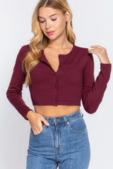 Long Sleeve Round Neck Viscose Sweater