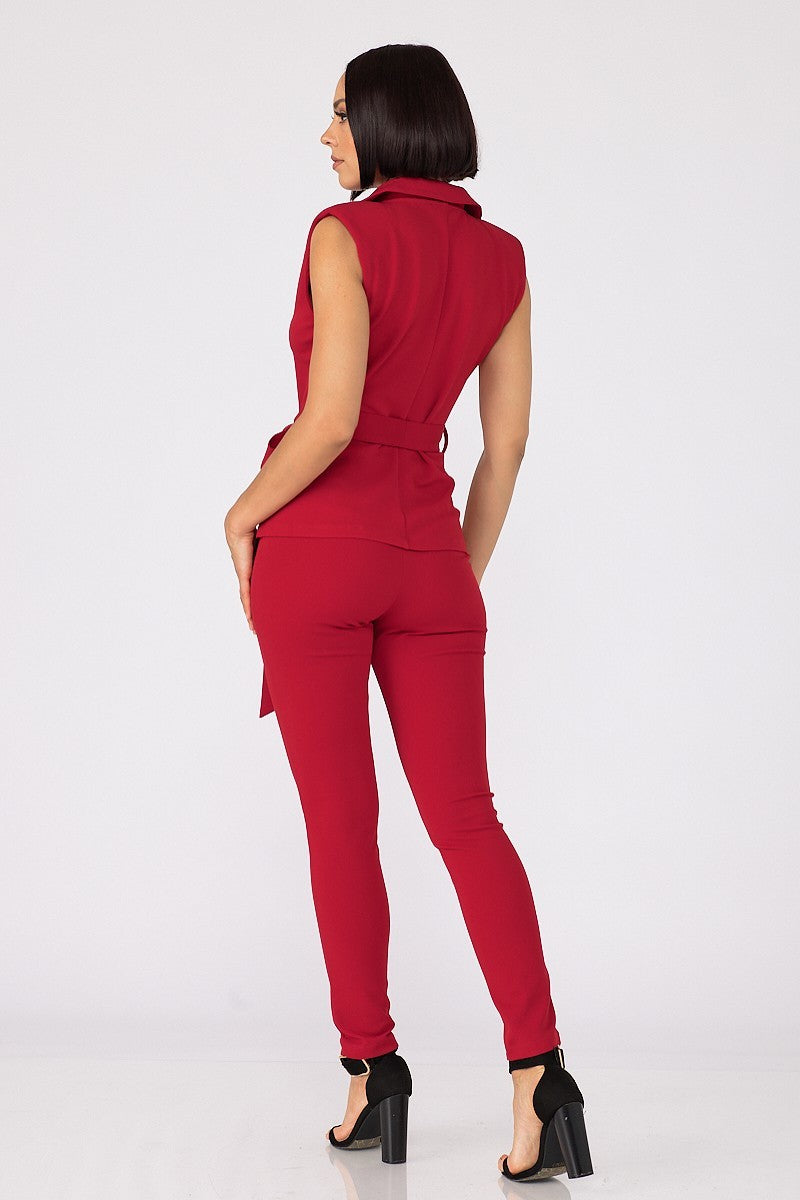 Fashion Top And Pants Set Red king-general-store-5710.myshopify.com