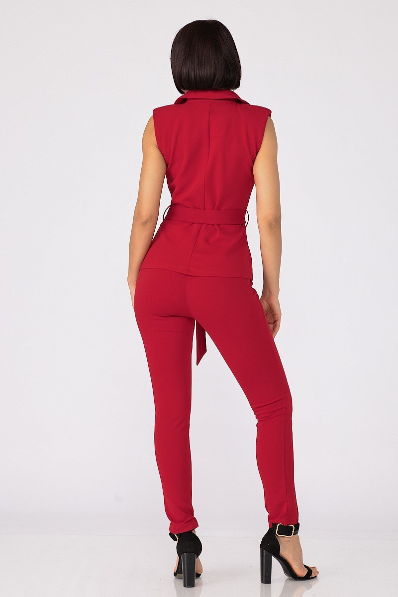 Fashion Top And Pants Set Red king-general-store-5710.myshopify.com