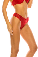 Red Stripe Lace Thong king-general-store-5710.myshopify.com