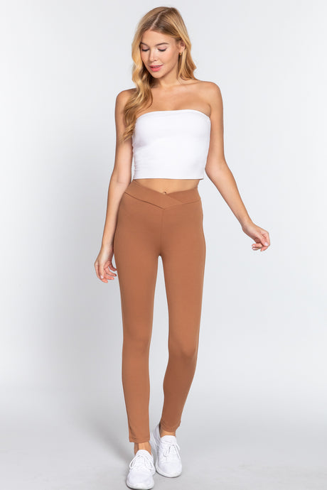 Mid-rise Ponte Pants king-general-store-5710.myshopify.com