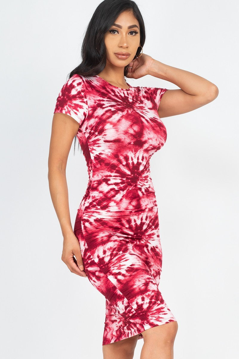 Tie-dye Printed Dress king-general-store-5710.myshopify.com