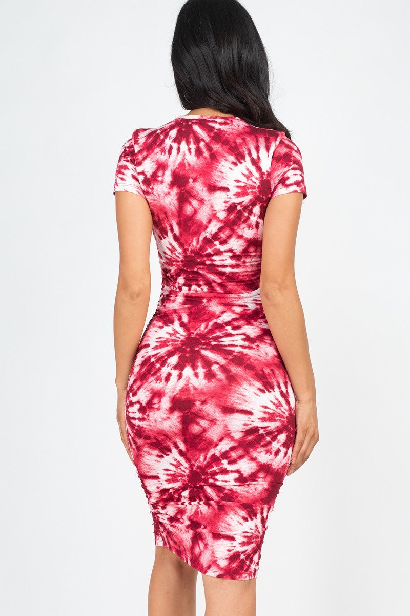 Tie-dye Printed Dress king-general-store-5710.myshopify.com