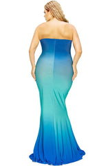 Plus hot summer gradient tube maxi dress king-general-store-5710.myshopify.com