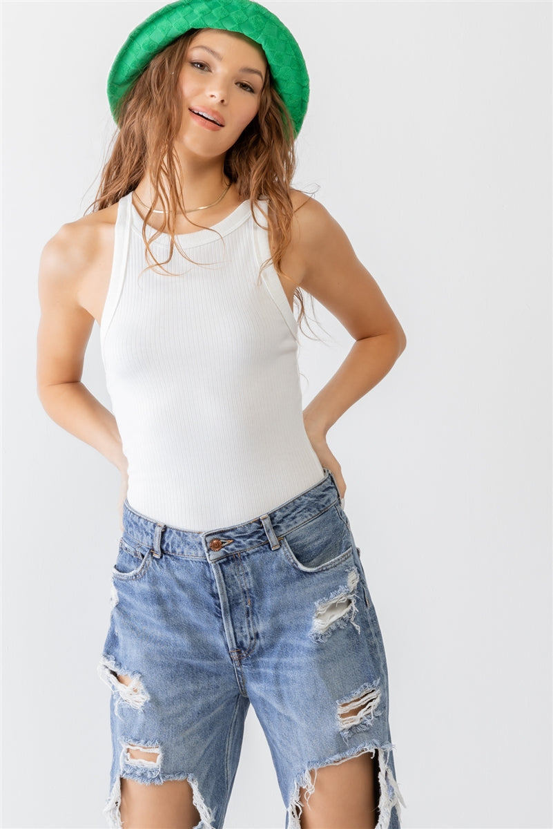 Ribbed V Strap Back Bodysuit king-general-store-5710.myshopify.com